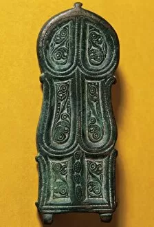 Visigoths buckle. Bonze. 6th century. From Solius. Catalonia
