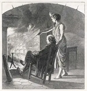 Secular Prints: Vision of a Ship in Fire