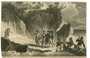 Encounter Prints: Visit of Captain Sir Thomas Staines and Pipon to Pitcairn