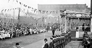Bunting Prints: Visit of King George V, Rawtenstall, 1913