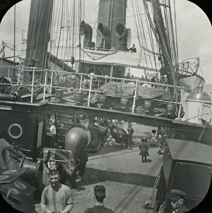 Sank Prints: Visit to Madeira - Deck of the Drummond Castle