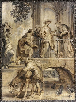 Prague Gallery: Visitation of Virgin Mary, 1632-1634, by Peter Paul Rubens (