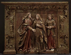 Compostela Collection: Visitation of the Virgin Mary to Saint Elizabeth