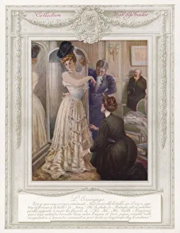 Frenchwoman Collection: Visiting Her Couturier