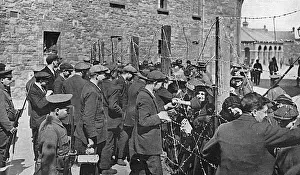 Rebellion Prints: Visiting Day at Richmond Barracks, Dublin Uprising, 1916