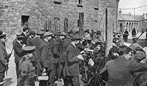 Wire Collection: Visiting Day at Richmond Barracks, Dublin Uprising, 1916