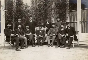 Delegation Prints: Visiting Turkish Delegation to Naples (Hotel Excelsior)