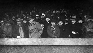 Visitors to the French Army v British Army football match