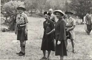 Dignitaries Prints: Visitors at Girl Guides rally, Cyprus