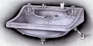 Vitromant Coloured Shelf Lavatory (Wash Basin / sink)