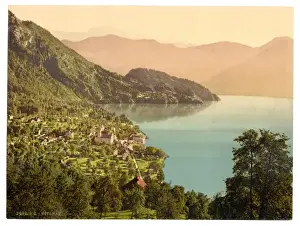 Vitznau, railway, Rigi, Switzerland