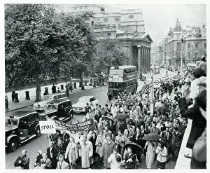 Sep21 Prints: Vivien Leigh & Laurence Olivier protest - St James's Theatre