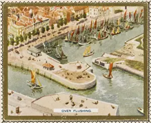 Sea Front Prints: Vlissingen from the Air