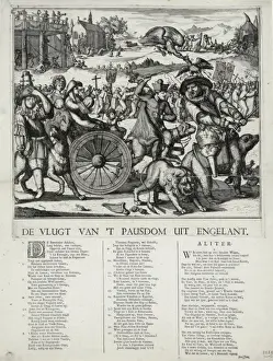 De vlugt van t pausdom uit Engelant