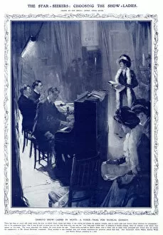 Voice Collection: Voice audition for female role in a musical 1908