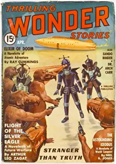 Void Wanderer, Thrilling Wonder Stories Scifi Magazine Cover