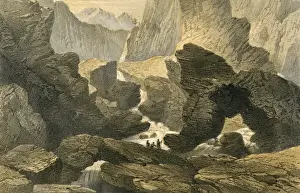 Mongolia Prints: Volcanic Landscape