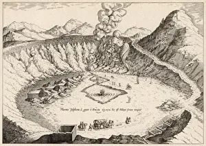 Pozzuoli Prints: Volcano crater visit, Pozzuoli