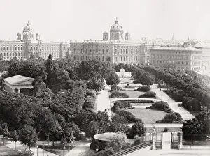 Remy Prints: The Volksgarten public park Vienna, Austria