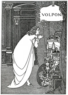 Treasure Gallery: Volpone by Aubrey Beardsley