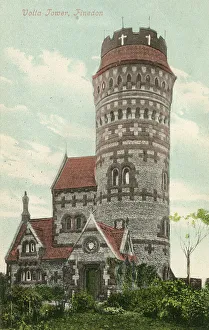 Collapsed Prints: Volta Tower, Finedon, Northamptonshire - folly