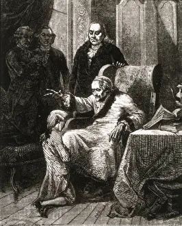 Grand Son Prints: VOLTAIRE, Franzois-Marie Arouet, also known as (1694-1778)