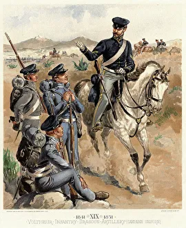 Dragoon Prints: Voltigeur, Infantry, Dragoon, Artillery, Campaign Uniform
