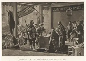 French Men Prints: Volunteers 1870