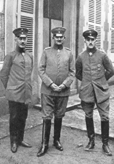 Verdun Prints: Von Brandis and German officers in 1916