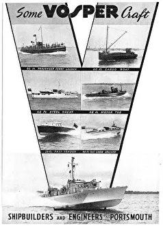 Builders Prints: Vosper Marine Engineers & Boat Builders