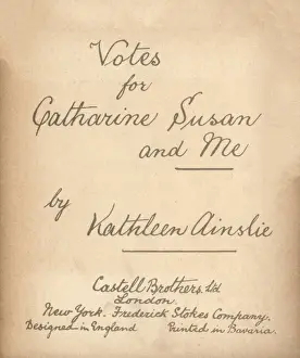 Votes for Catharine Susan and Me