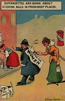 Posting Prints: Votes for Women Bill Posting