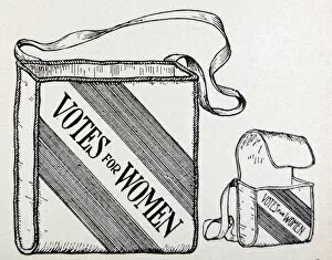 Images Dated 5th November 2013: Votes for Women Satchel