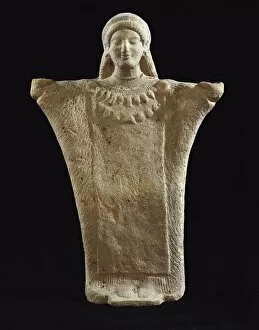 Cotta Gallery: Votive statue. Greek art (5th c. BC)