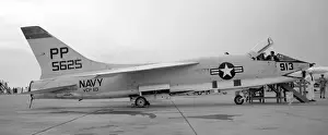 Peter Butt Transport Collection Prints: Vought F8U-1P Crusader 145625