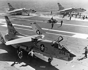 Vought Prints: Vought F8U-1P Crusaders 5572 5585 and 5587