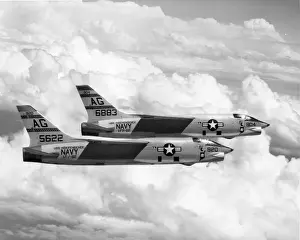 Vought Prints: Two Vought F8U-1P Crusaders 5622 and 6883
