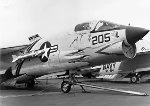 Vought Prints: Vought F8U Crusaders aboard the USS Independence
