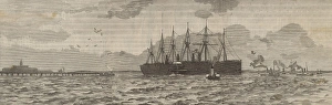 Images Dated 6th July 2011: The last voyage of the Great Eastern, 1888