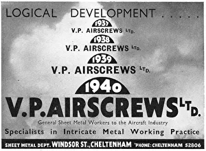 V.P. Airscrews Aircraft Sheet Metalworkers