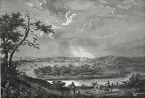 Partie Prints: Vue d une partie de moscou et de ses environs