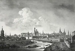 Prise Prints: Vue du cremlin, prise du cote de la yaousa