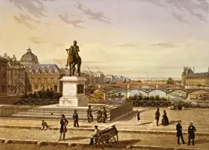 Neuf Prints: Vue prise du Pont Neuf e Paris