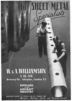 Specialists Prints: W & A.Williamson - Aircraft Sheet Metal Specialists