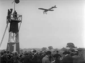 Hendon Prints: W B Moorhouse flying at the London Aerodrome Hendon