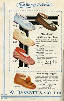 Images Dated 23rd December 2015: W Barratt & Co Ltd shoe catalogue, childrens shoes