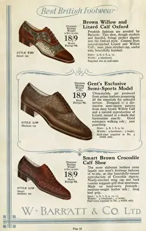 W Barratt & Co Ltd shoe catalogue, shoes