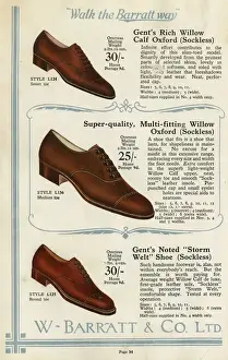 W Barratt & Co Ltd shoe catalogue, shoes