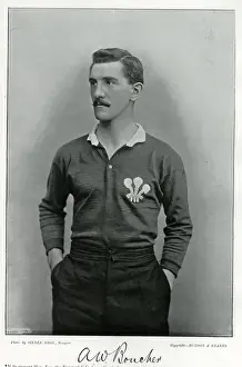 A W Boucher, Welsh Rugby International player