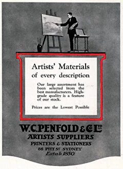 Printers Collection: W. C. Penfold & Co Advertisement